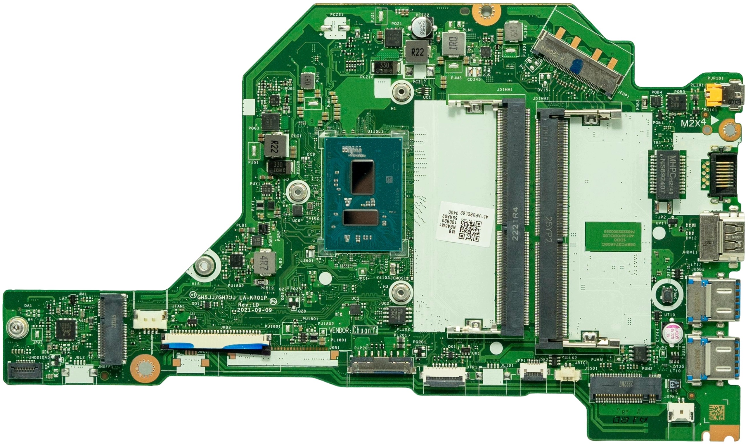 Základní deska Acer Aspire A115-32 LA-K701P N4500 128GB Emc