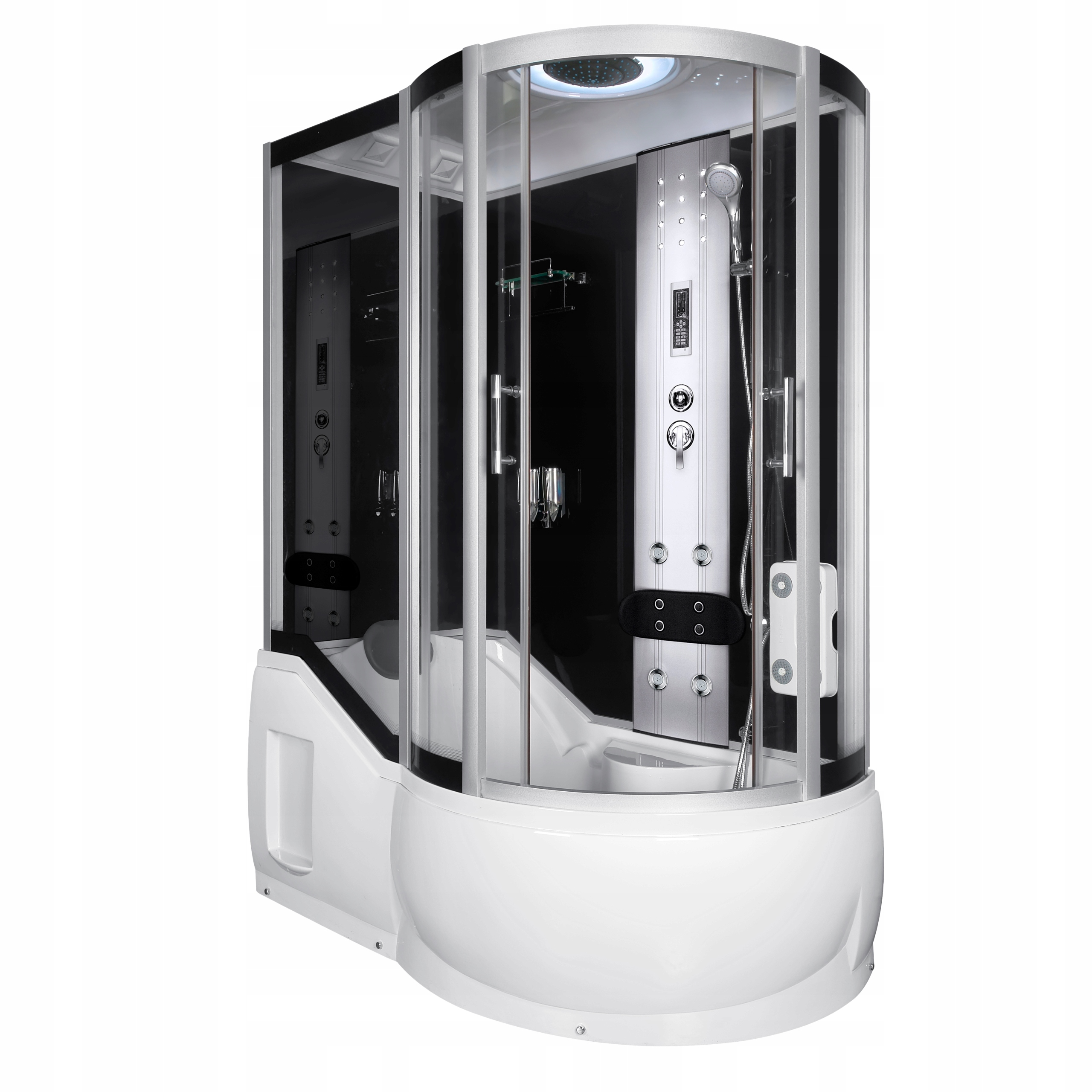 KERRA FANTASIA DUO Kabina hydromasażowa 151x85x217cm biała lewa