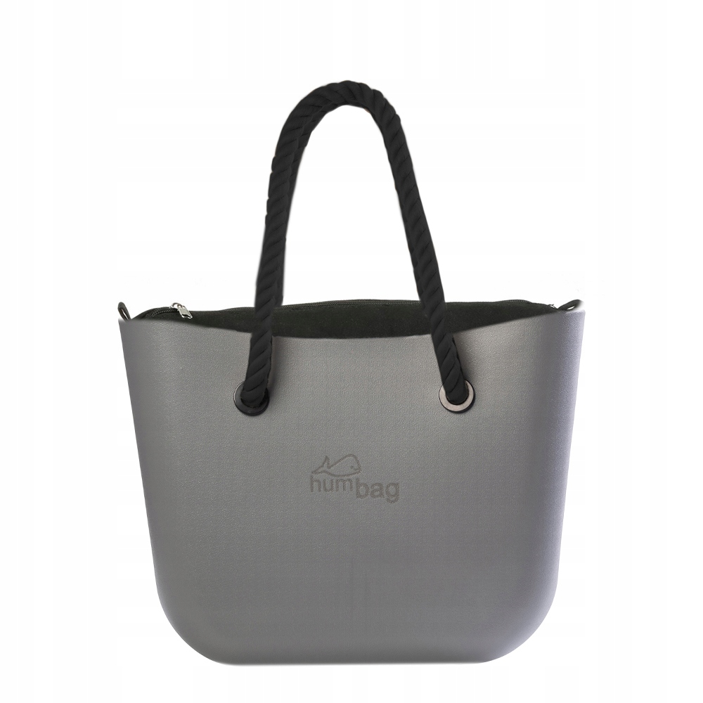 Kabelka Humbag Skalnatý popel Classic Black Komplet