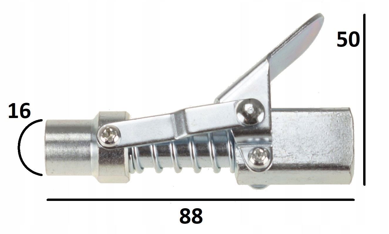 KOŃCÓWKA SMAROWNICY SAMOBLOKUJĄCA ZACISK DO KALAMITEK KALAMITKI POLSKA Marka KM Express