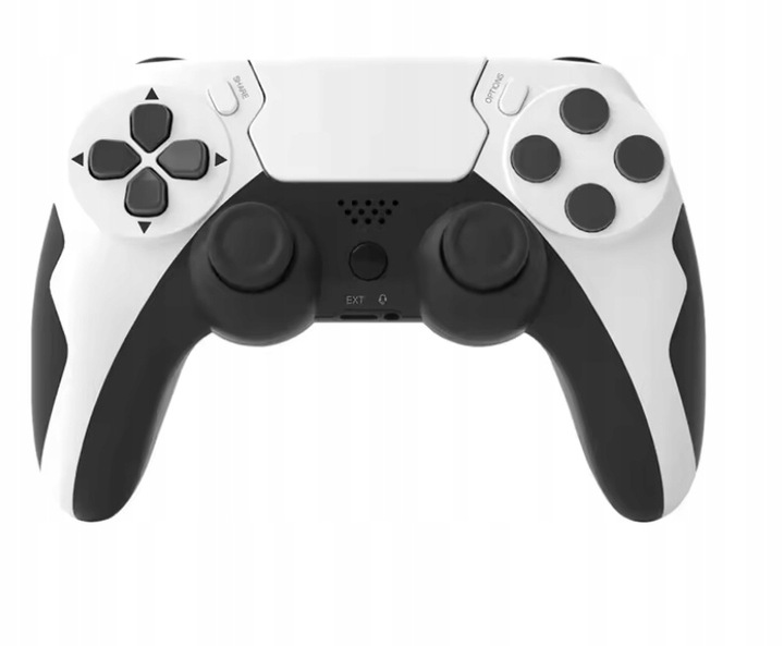 Bezdrôtový Ovládač Pad Kompatibilný S PS4 Bluetooth Náhrada Biela