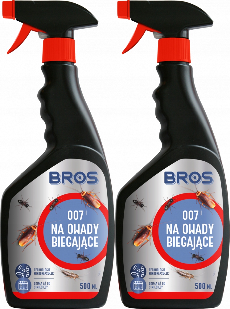 

Płyn na owady biegające Bros rozpylacz 500ml x2