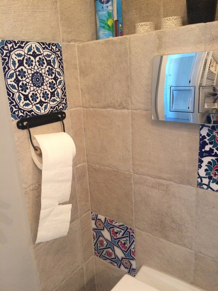 Ceramiczne płytki niebieskie błękit 20x20 - Berna Format kwadratowy