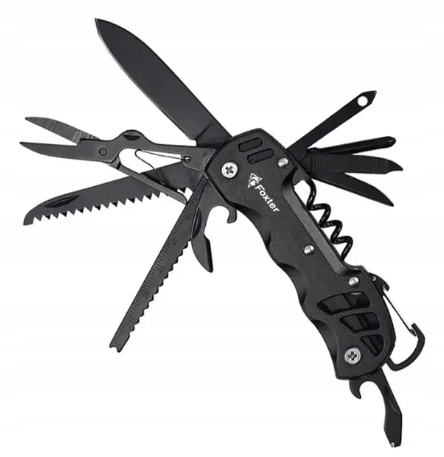 Multitool narzędzie wielofunkcyjne survival scyzoryk turystyczny 13w1 2317