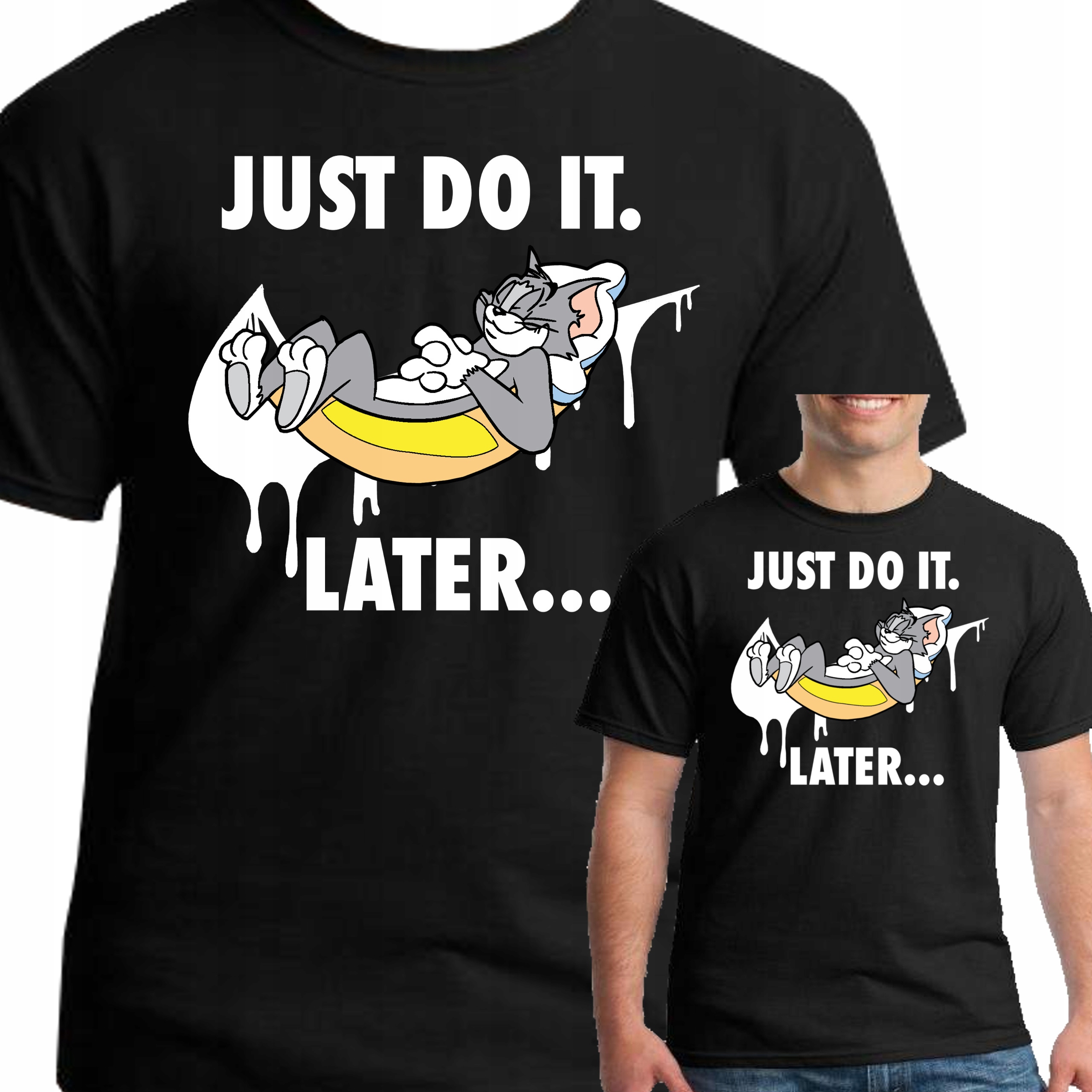 

Koszulka Tom I Jerry Just Do It L 0798 Czarna