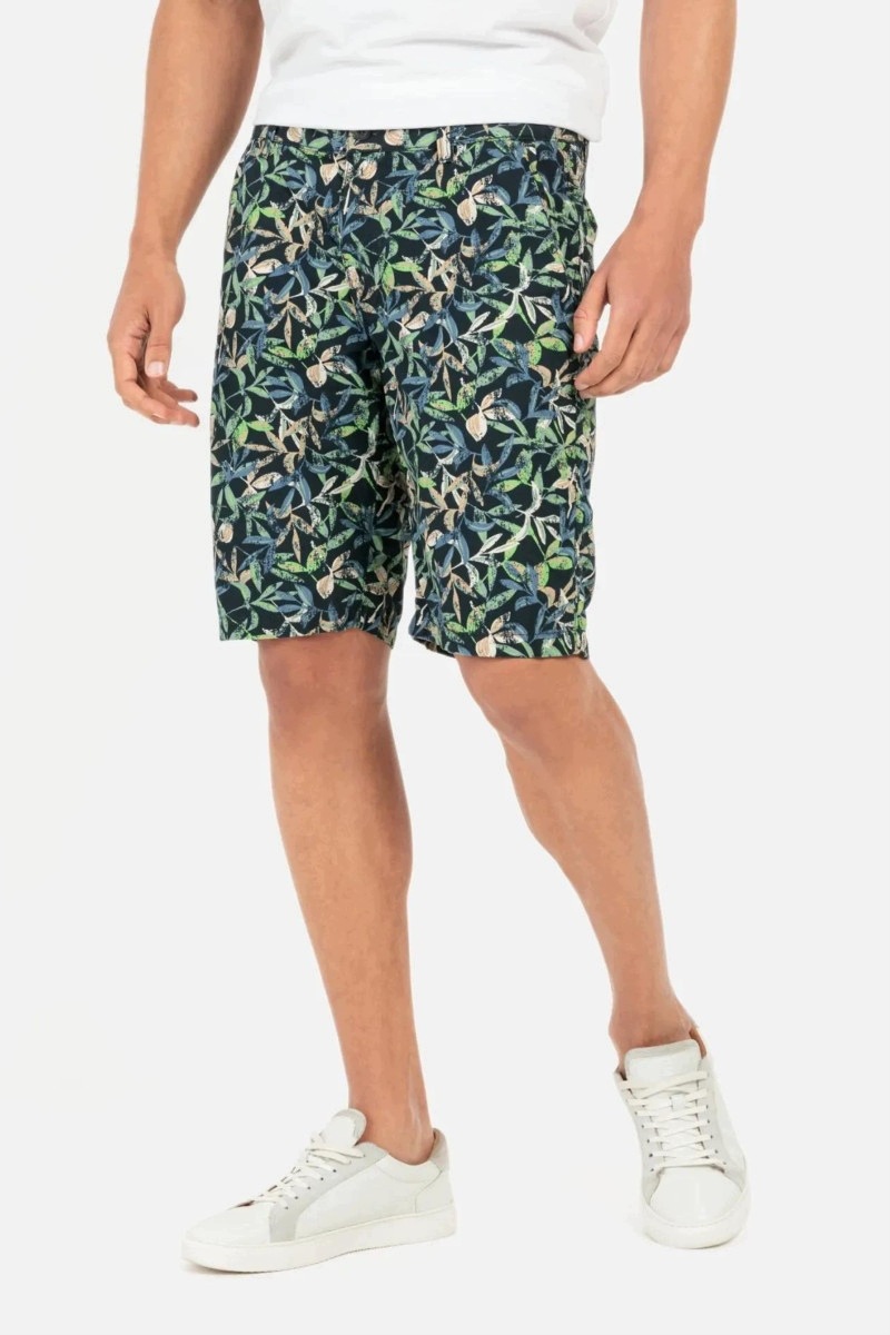 Camel Active Pánské Bavlněné Šortky S Květinovým Potiskem 46 7F