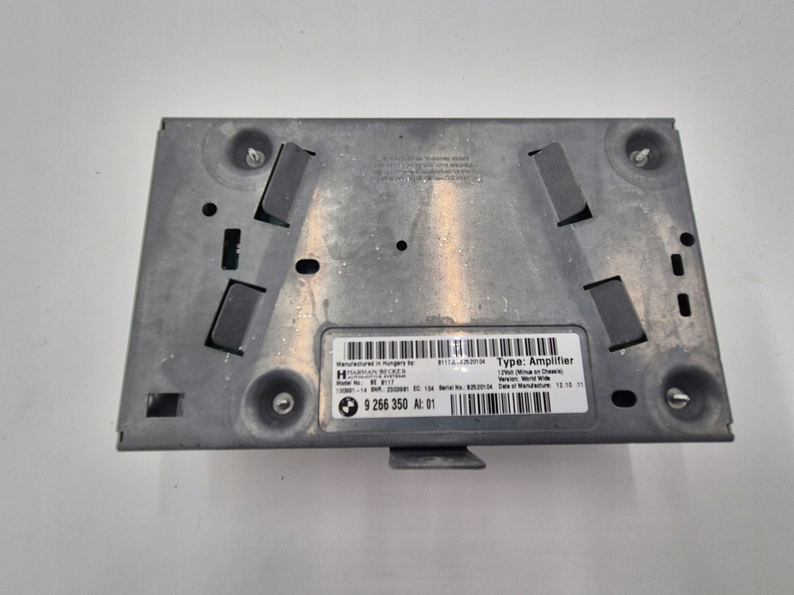 module amplifier HIFI HARMAN 9266350 BMW F01 F10