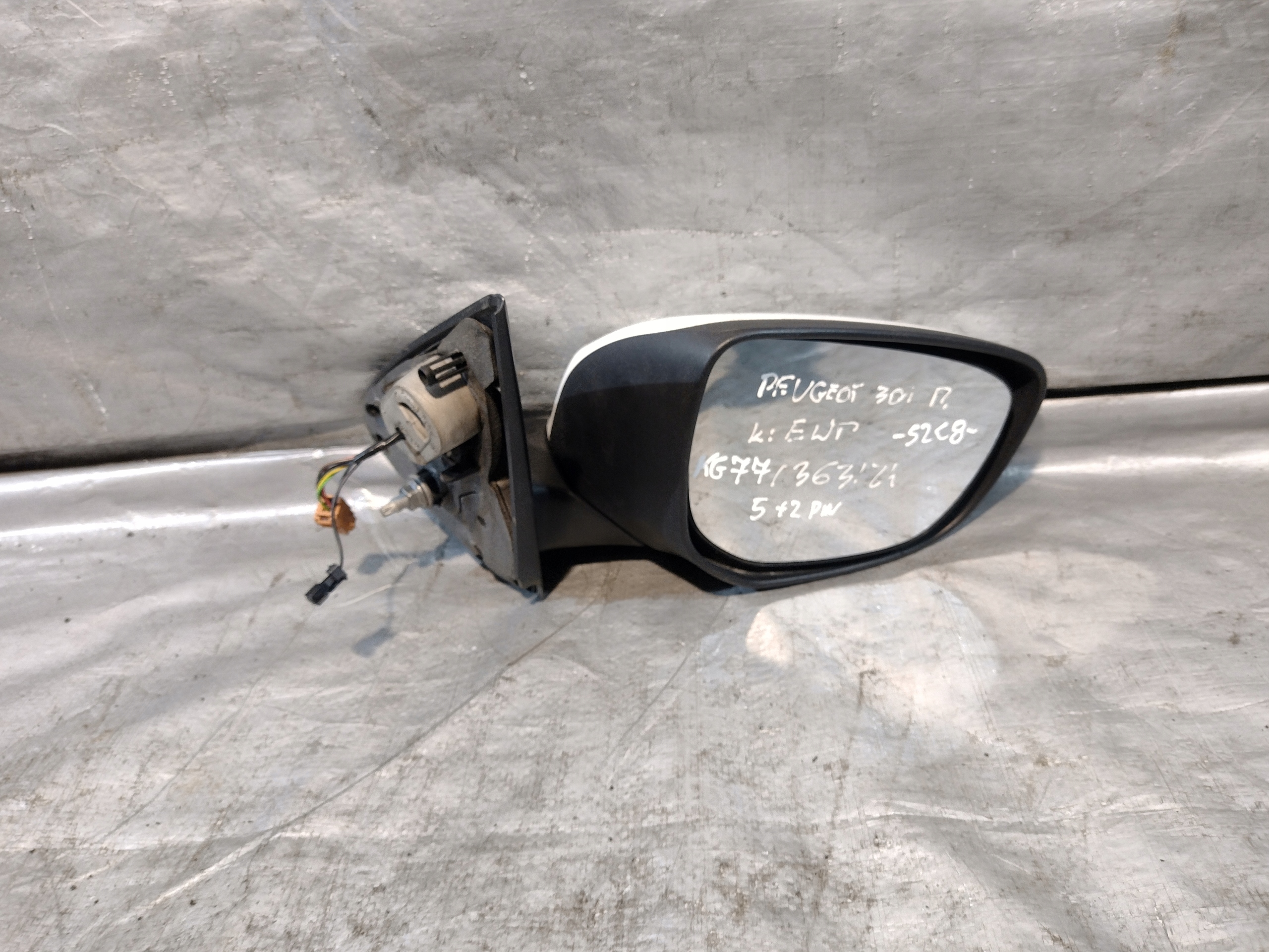 mirror right (5+2pin) Peugeot 301 k: EWP