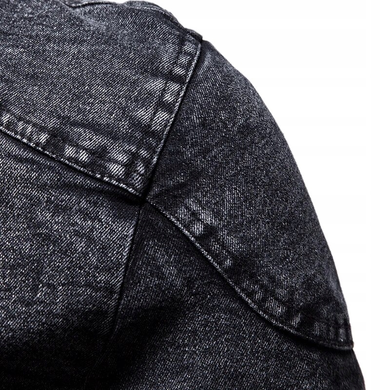 2023 New Men's Spring and Autumn Denim Jacket Men' Zapięcie zamek
