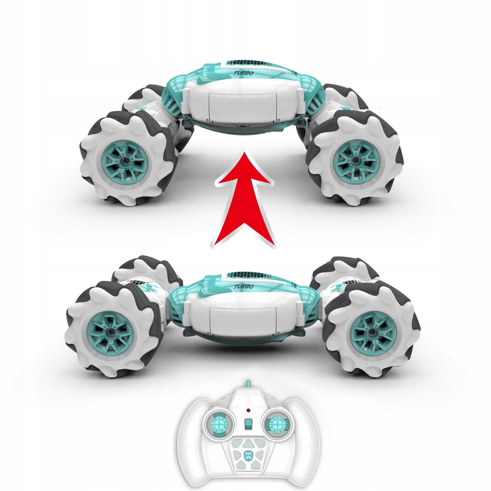 Samochód kaskaderski RC 4WD 360° Wykrywanie gestów Materiał inny