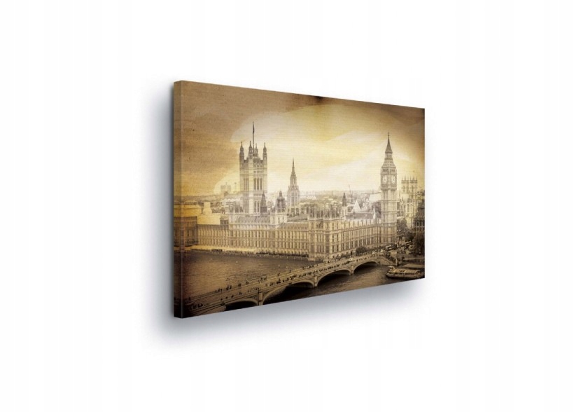 Obraz 100x75 Londýn Westminsterský palác Big Ben Temže architektura Anglie