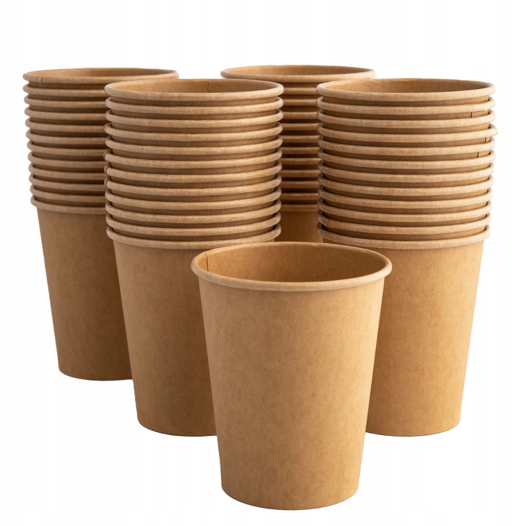 Kubek papierowy KRAFT 250ml 50szt.