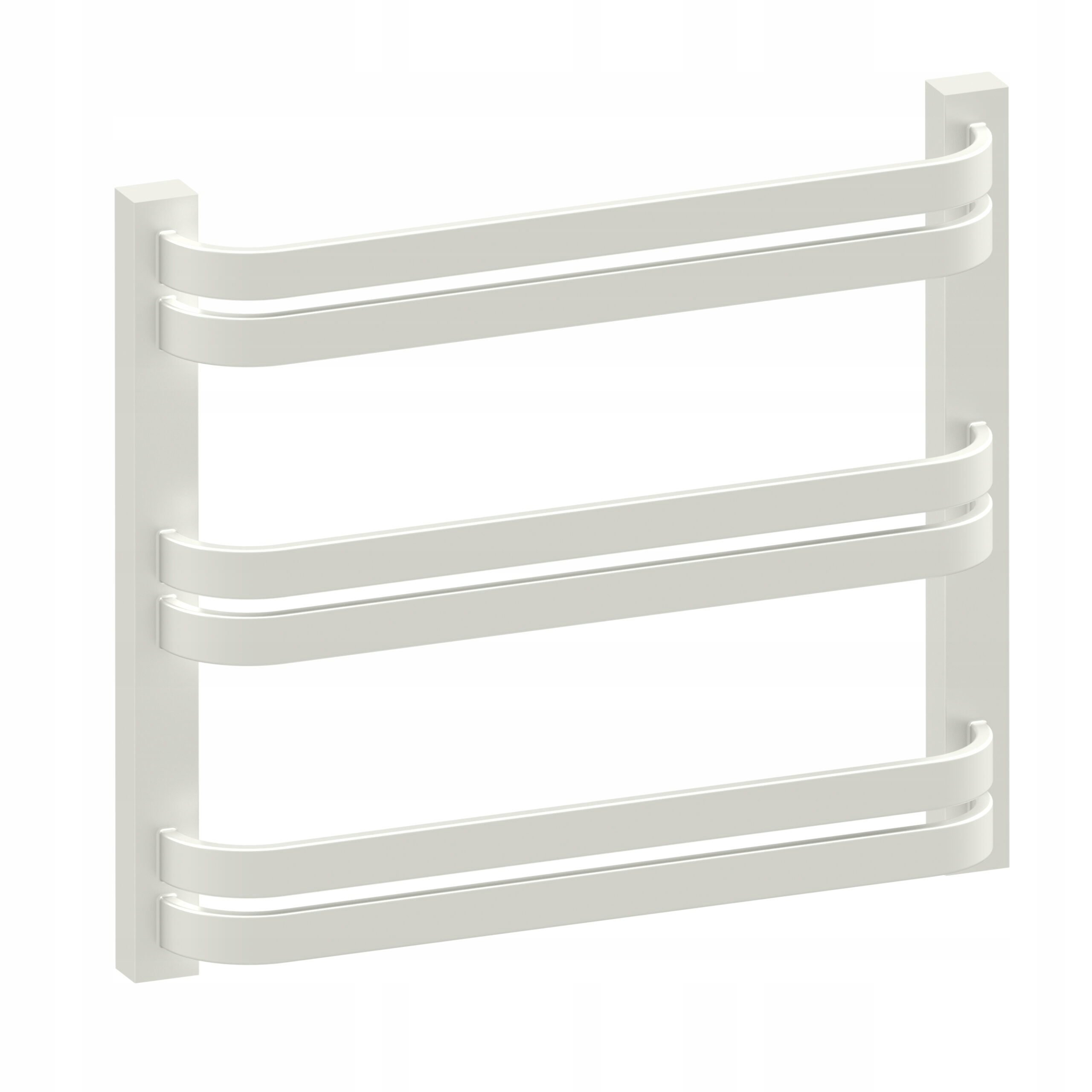 Dekorativní Radiátor Pole H470 L540 Bílý Lesk