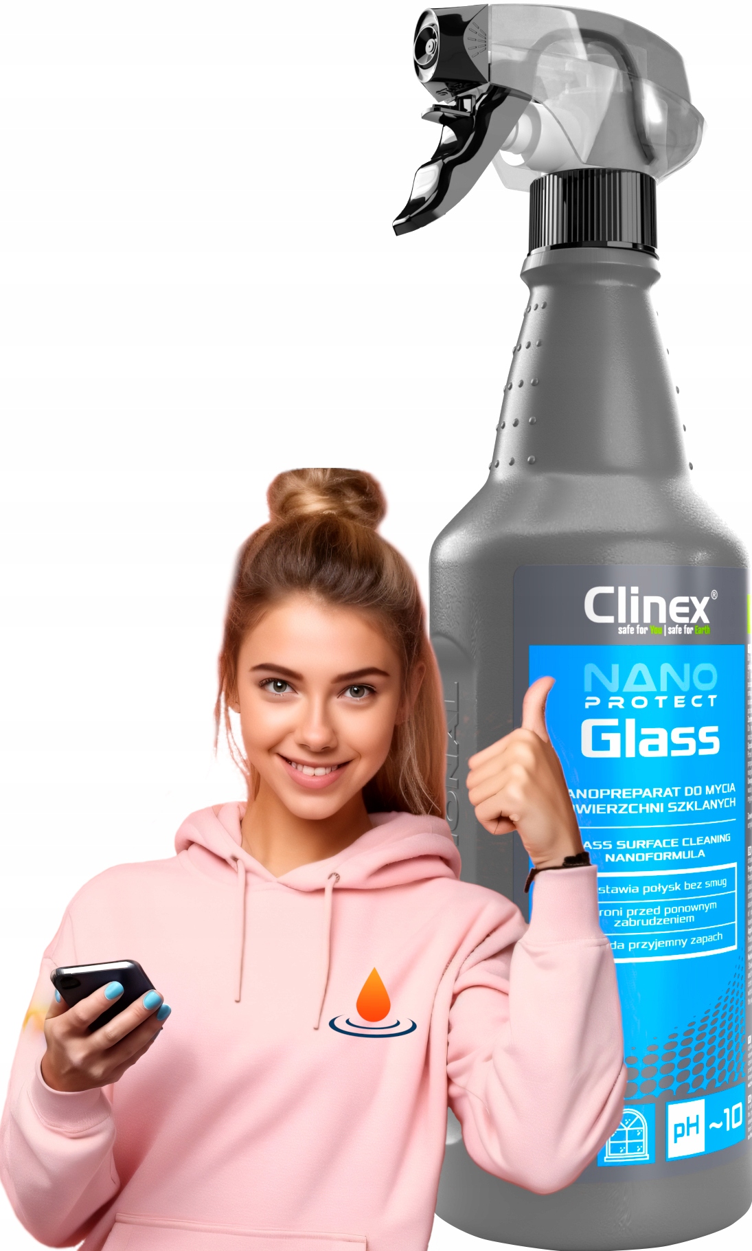CLINEX Nano Protect Glass 1L Płyn do szyb!