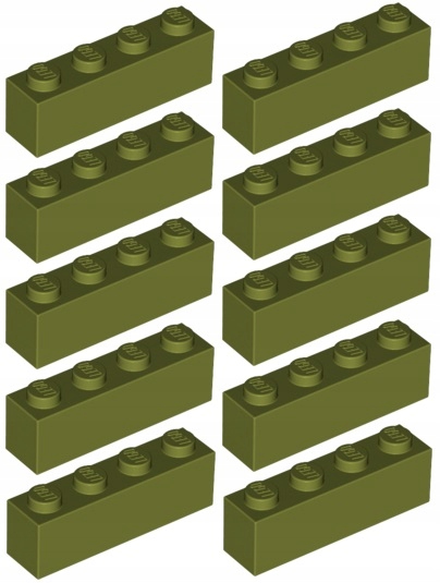 

Lego Klocek 1x4 Oliwkowy (3010/6062697) x10