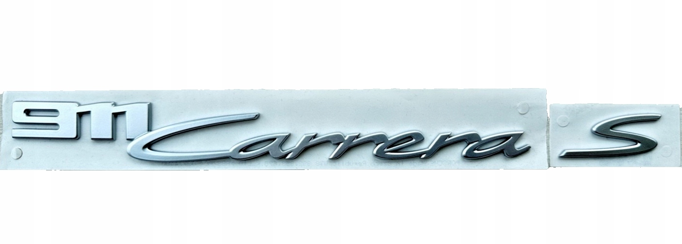 Porsche Oe 911 992 "911Carrera S" emblém znak logo nápis strieborná