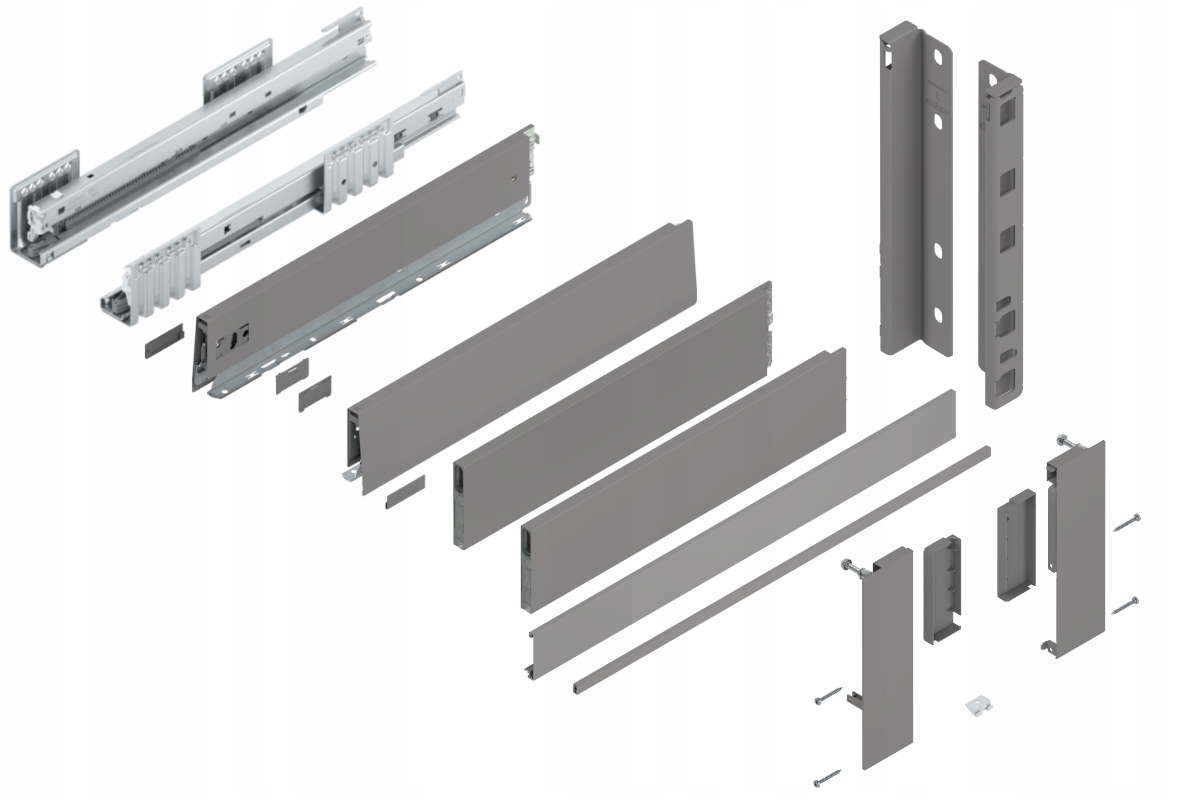 Blum Šuplík 450 zásuvka High E Interior Grey