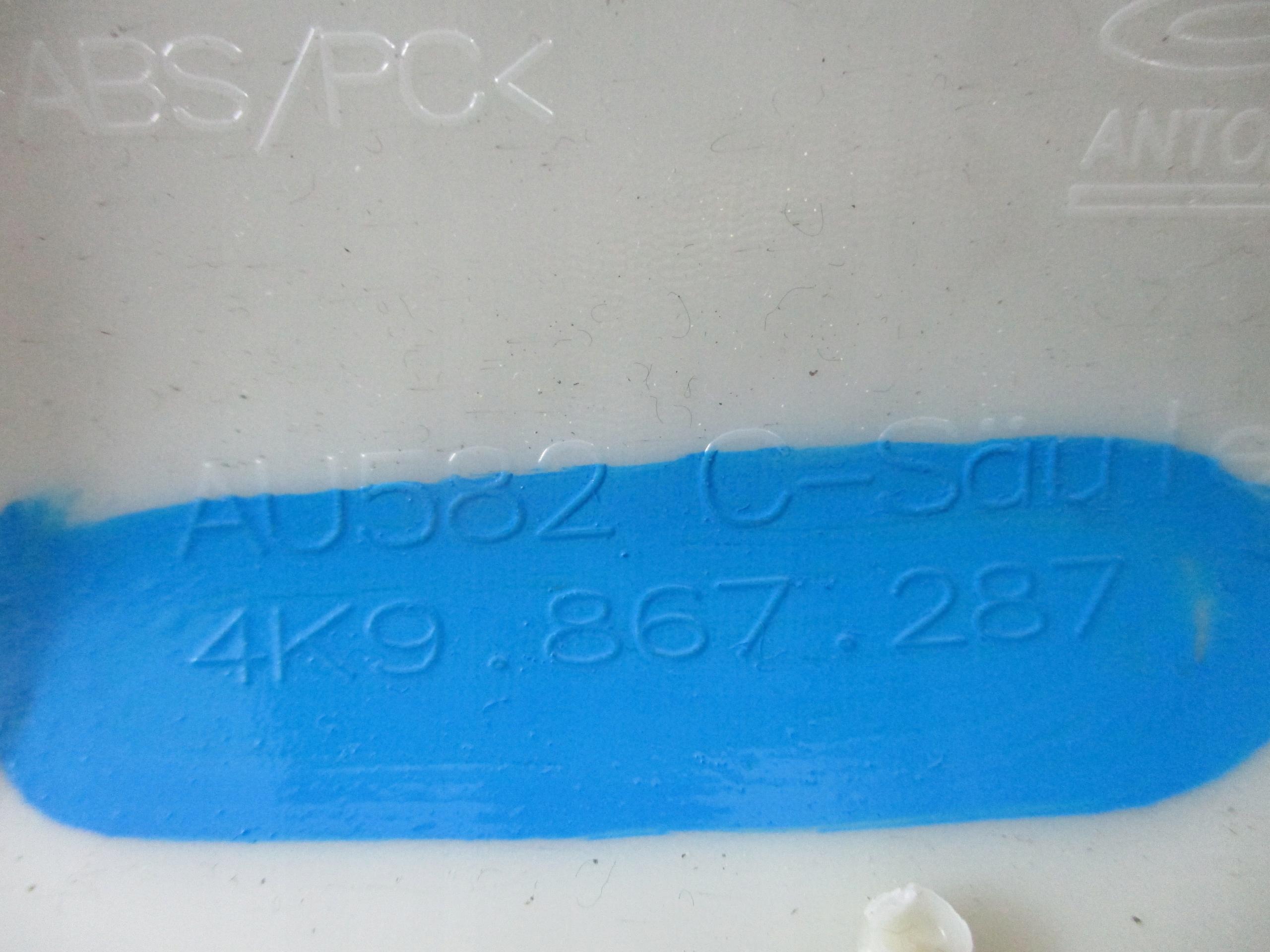 Blende Abdeckung SLUPKA AUDI A6 4K0 4K9867287 4K9867288