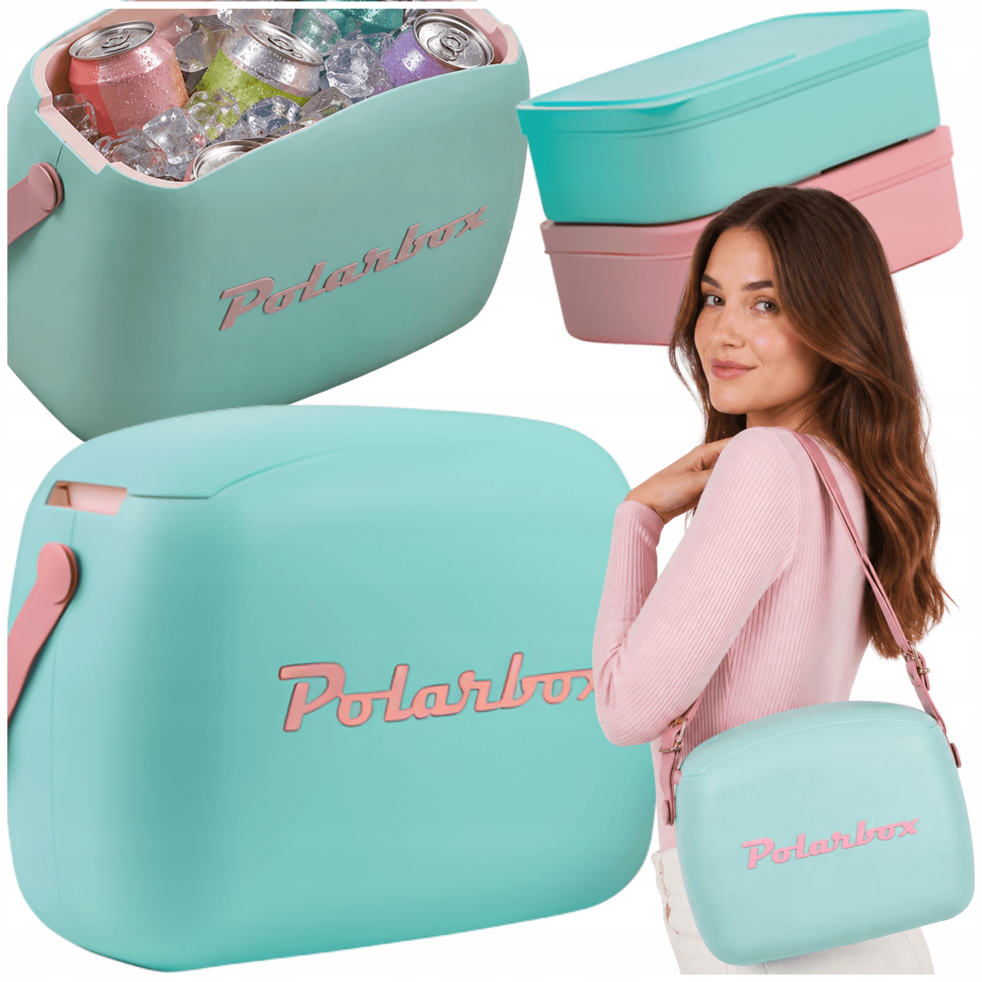 Kompaktní lednička Polarbox 6L obědový box do práce školy na piknik k moři