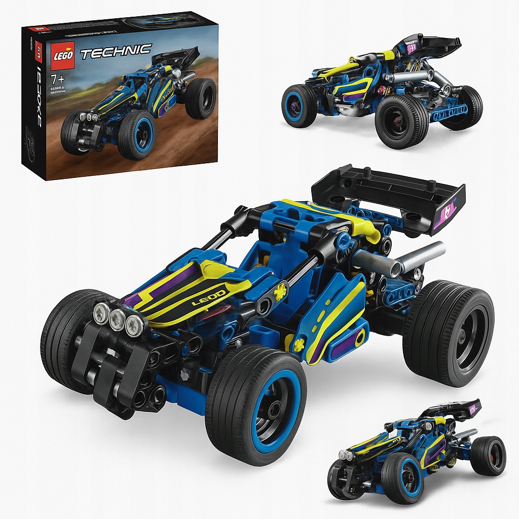 Lego Technic 42164 Klocki Konstrukcyjne Terenowy Łazik Wyścigowy 219 El