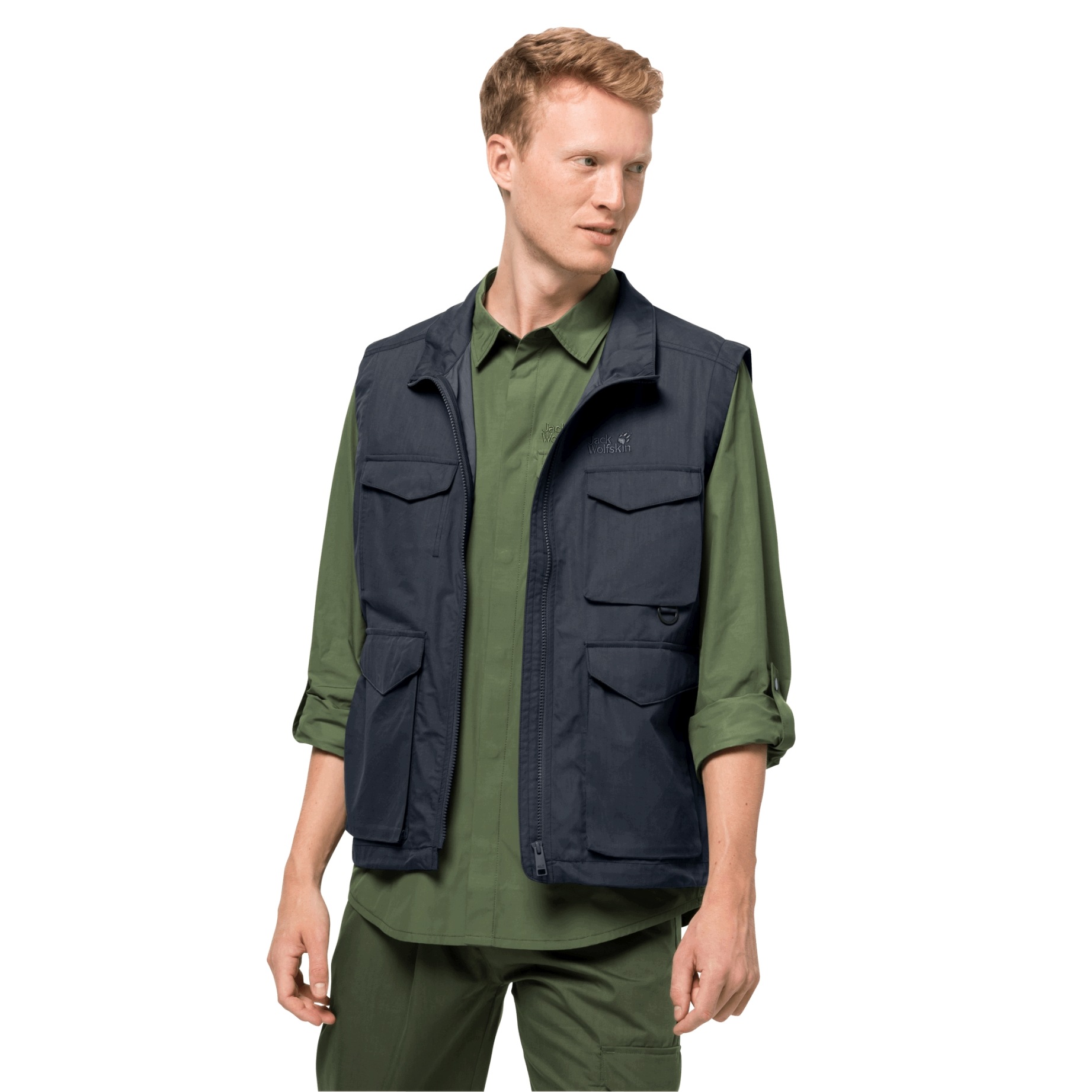 Męska kamizelka Jack Wolfskin Lakeside Trip Vest night blue S