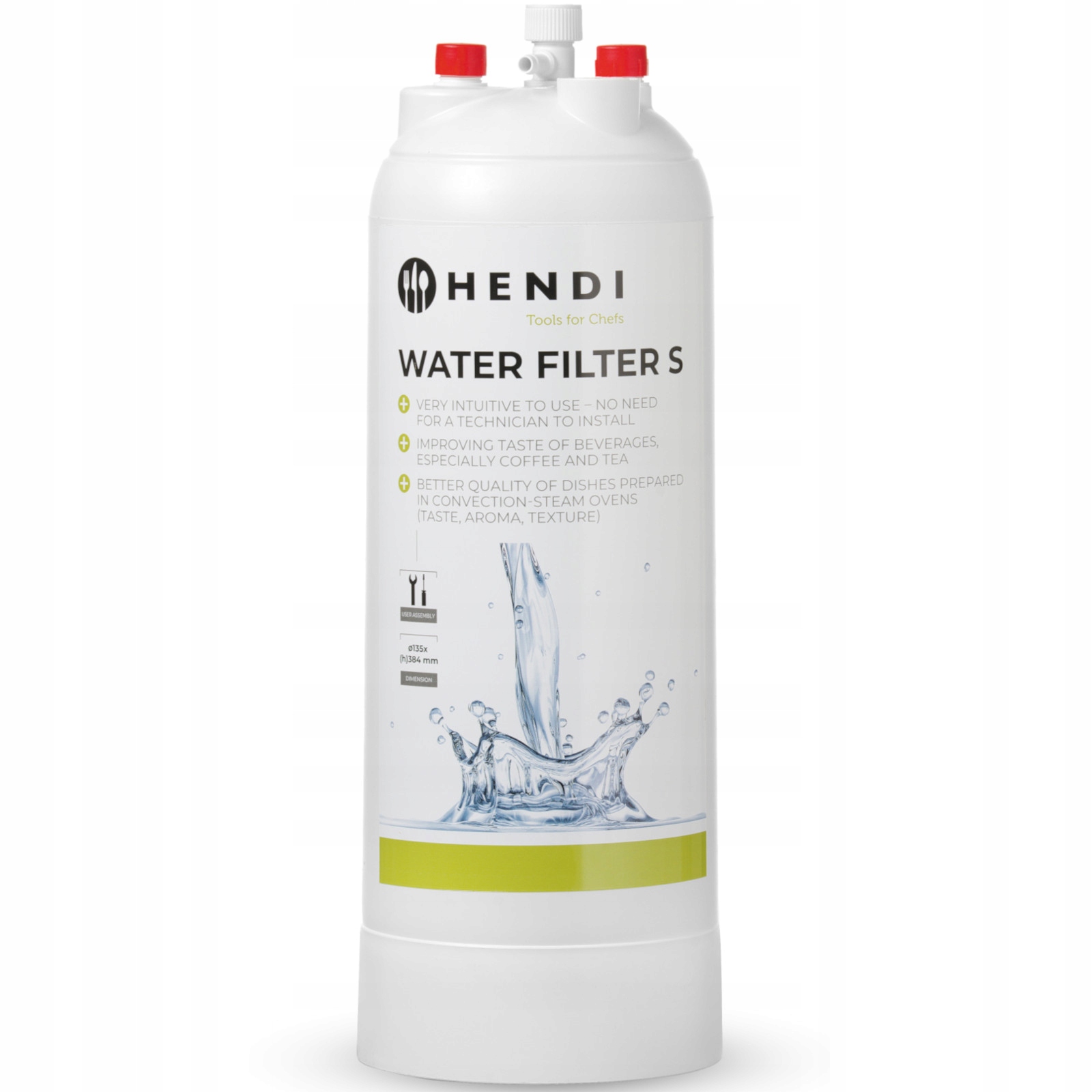 Filter na úpravu vody M priemer 135 x 384 mm 3 l/min Hendi 237878