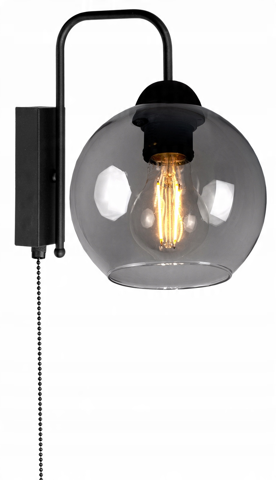 

Nowoczesna Szklana Lampa Ścienna Kinkiet Kula Led