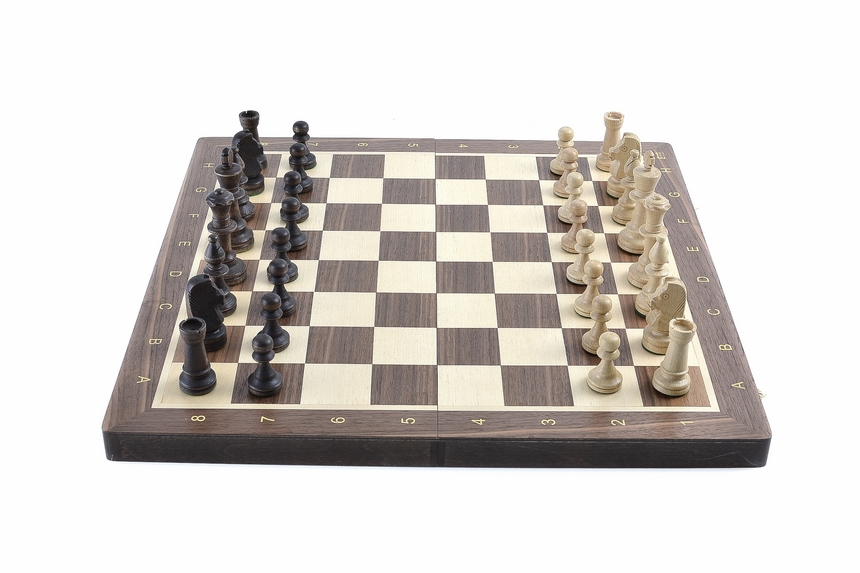 SZACHY TURNIEJOWE NR. 6 - ORZECH BHB Producent inny