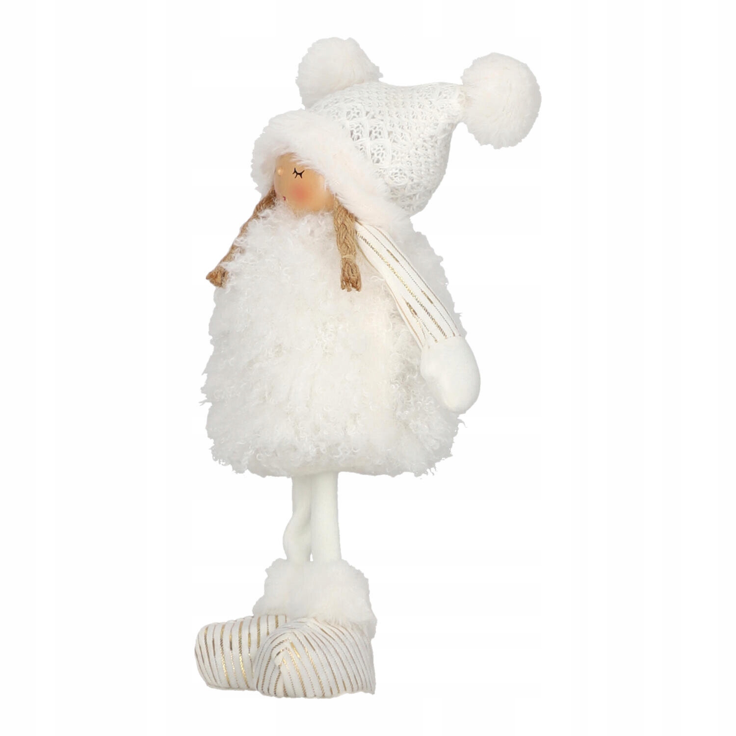 FIGURKA dekoracyjna Dziewczynka ŚNIEŻYNKA 33cm Marka Intesi