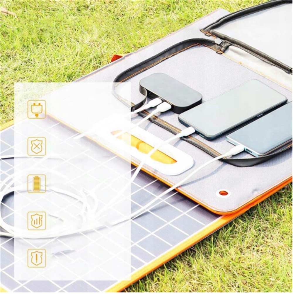 ŁADOWARKA SŁONECZNA PANEL SOLARNY 18V/100W Przewód w zestawie tak