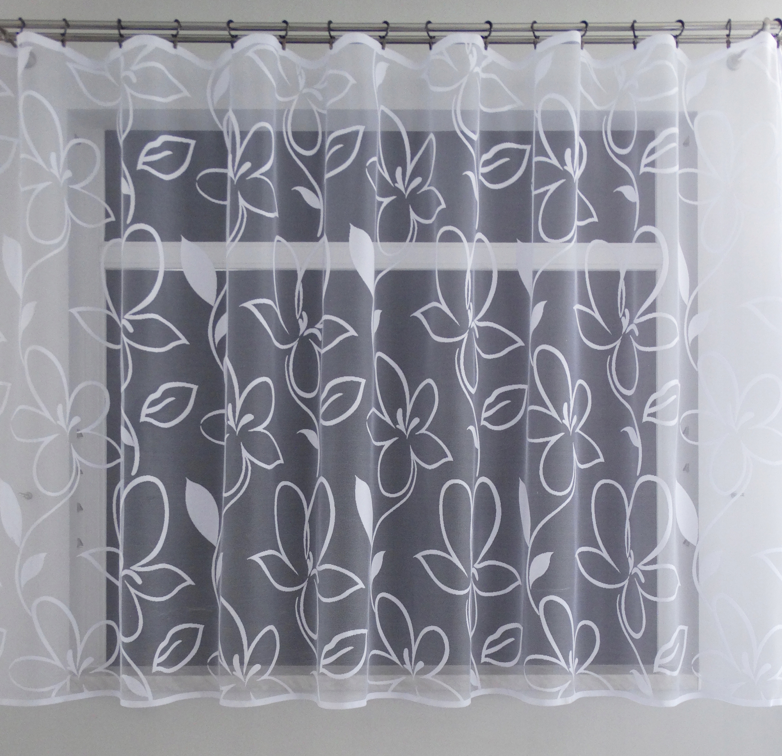 Mg Záclona žakár 83/100 Bílá 300X250 s páskou