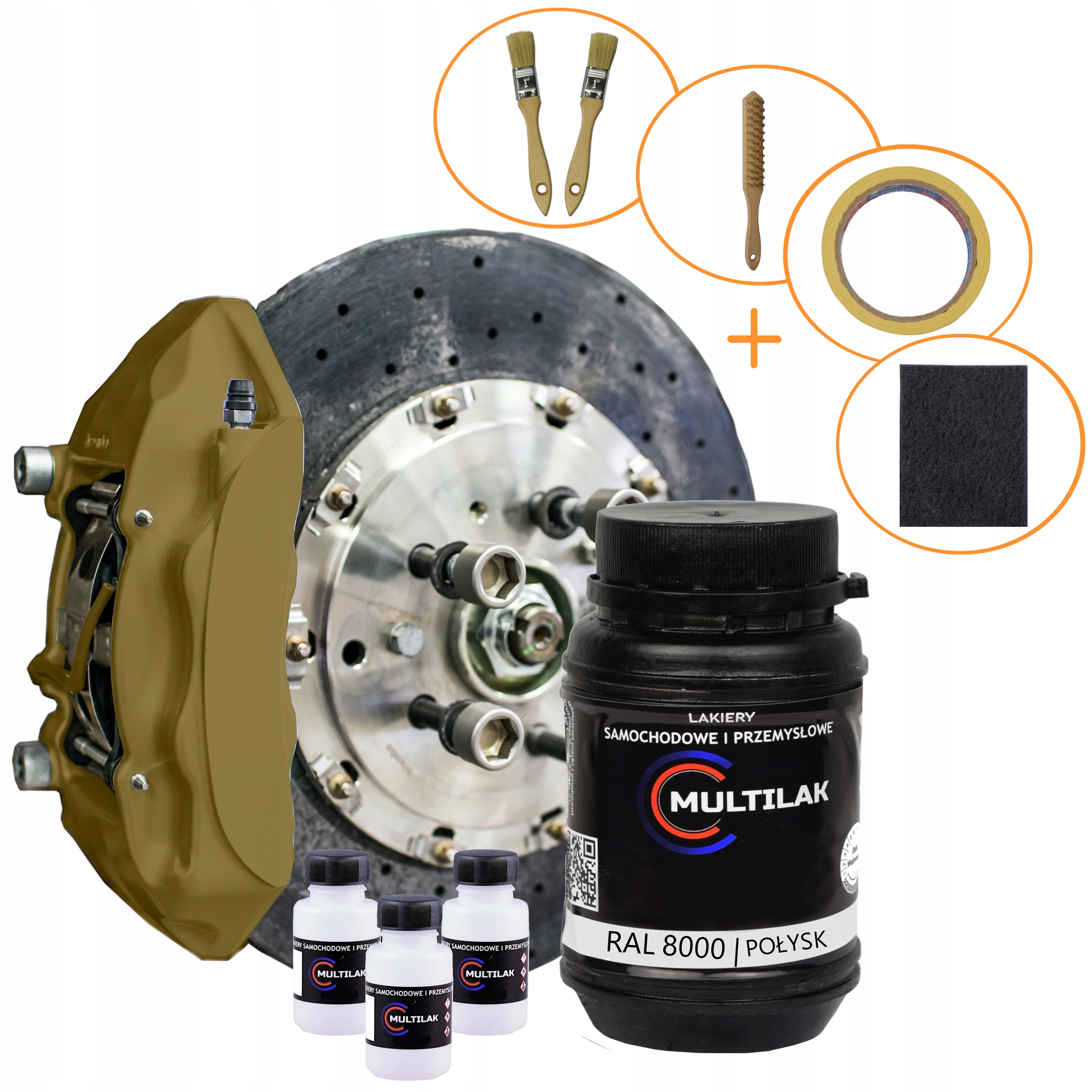 

Lakier do zacisków hamulcowych XXL Ral 8000 Połysk