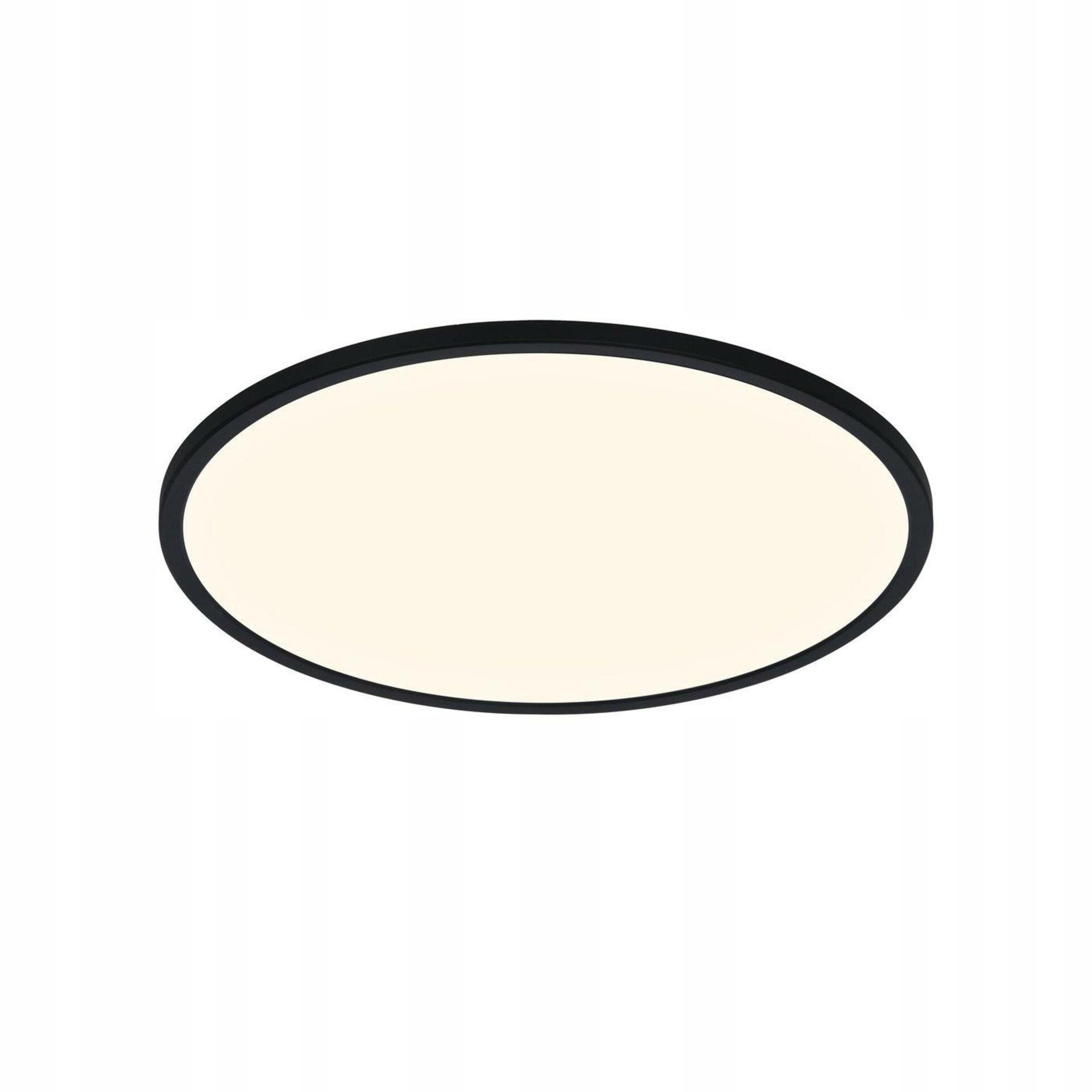 Nordlux Oja Smart 42 čierna, stropné Led svietidlo Smart, priemer 42 cm, stmiev