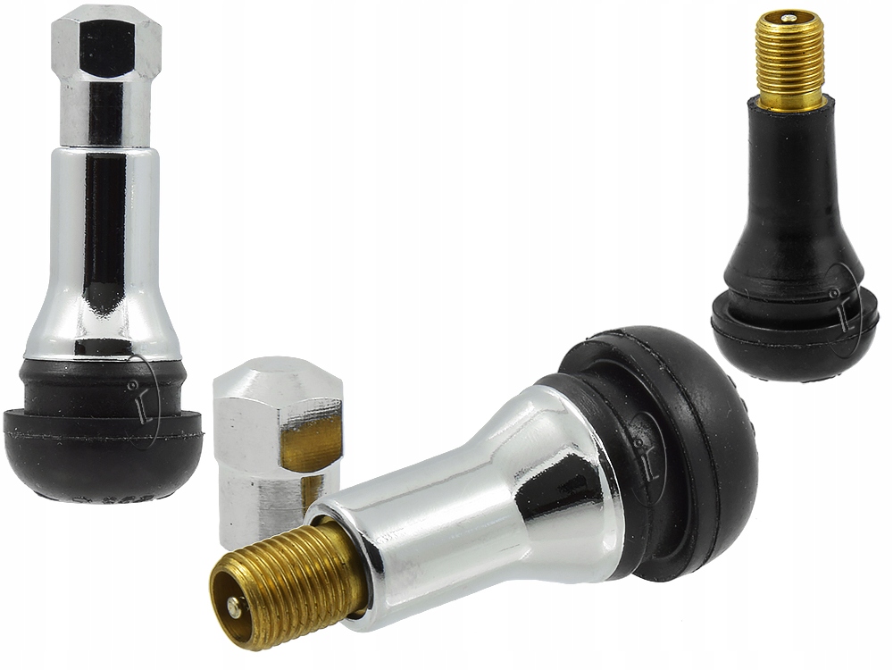 

Wentyl Koła Zawór Gumowy Chromowany 11,5mm TR413