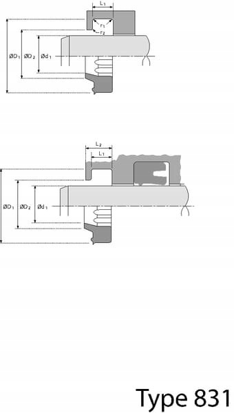 Pierścień zgarniający 65.6x55x7mm Hallite Kod producenta ASU5565653