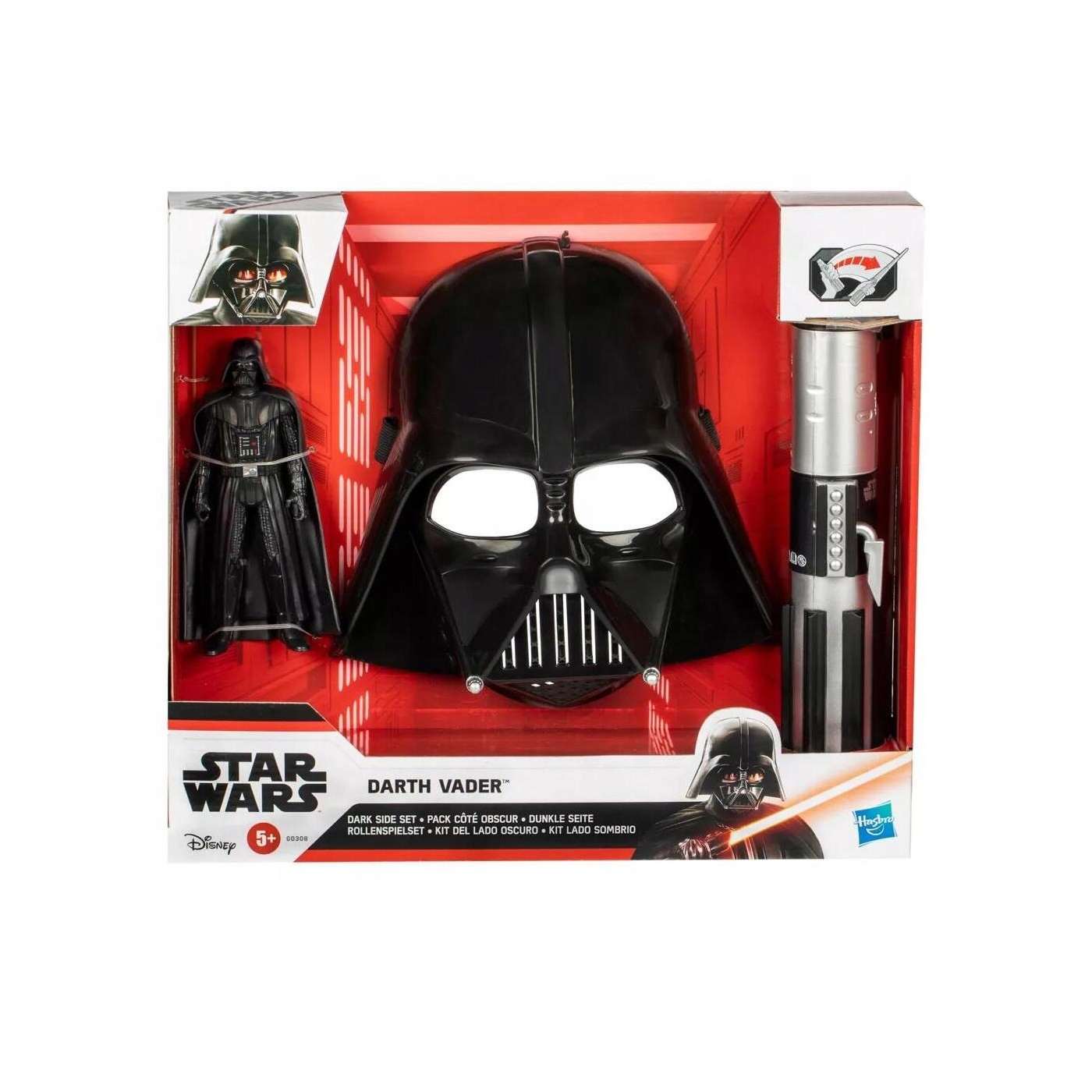 STAR WARS ZESTAW 3W1 DARTH WADER MASKA MIECZ + FIGURKA 15 CM