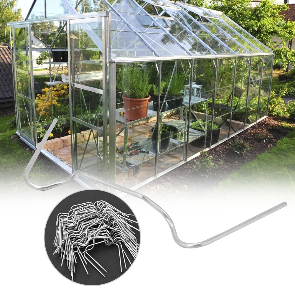 SPINKI MONTAŻOWE DO SZKLARNI KLAMRY MOCUJĄCE 50SZT Długość 1 m