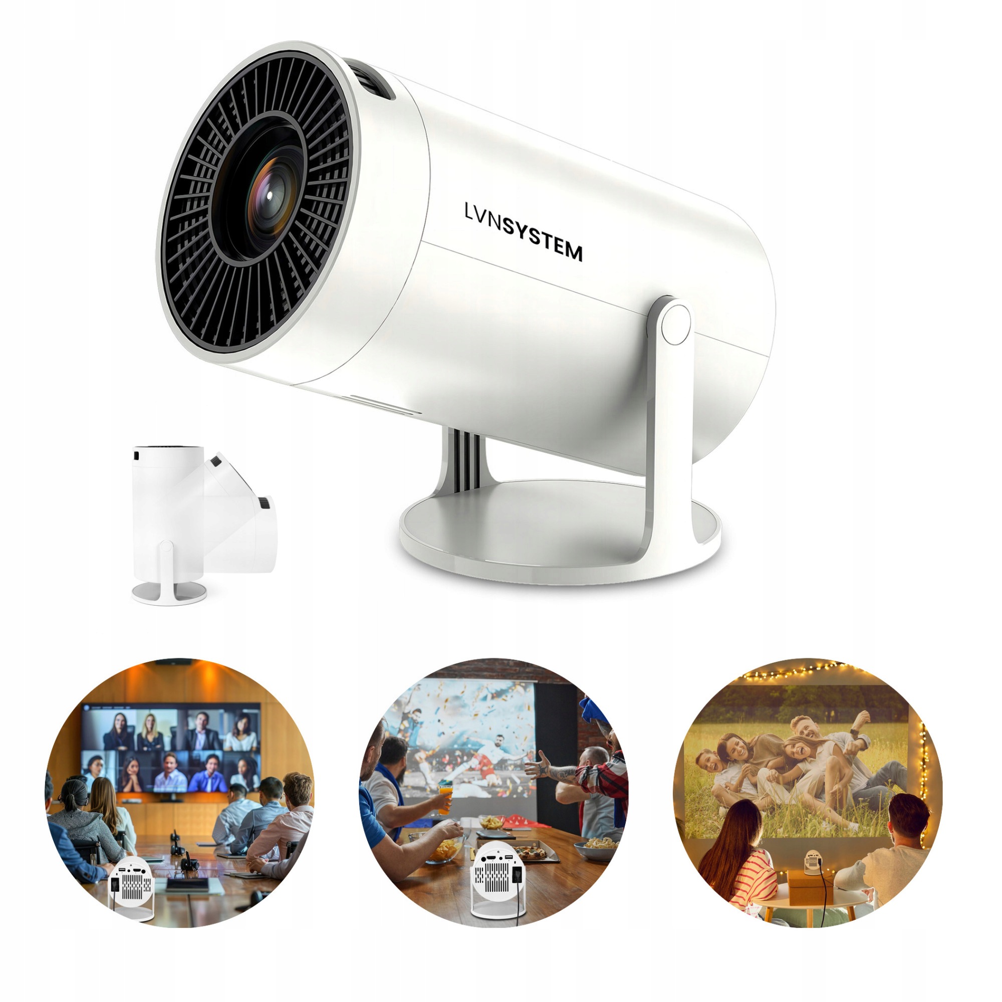 Projektor Lvnsystem P720 Led 250 Ansi Android 11 WiFi