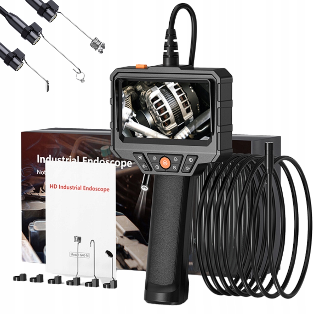 Inspekční Kamera Endoskop Boroskop Do Dílny IP67, 5m Kabel, 8mm Hlava