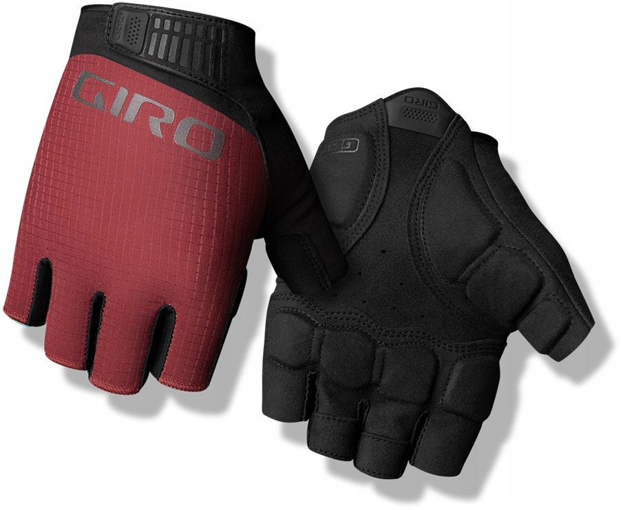 Krátké cyklistické rukavice Giro Bravo II Gel Ox Red vel. XXL Szosa Gravel