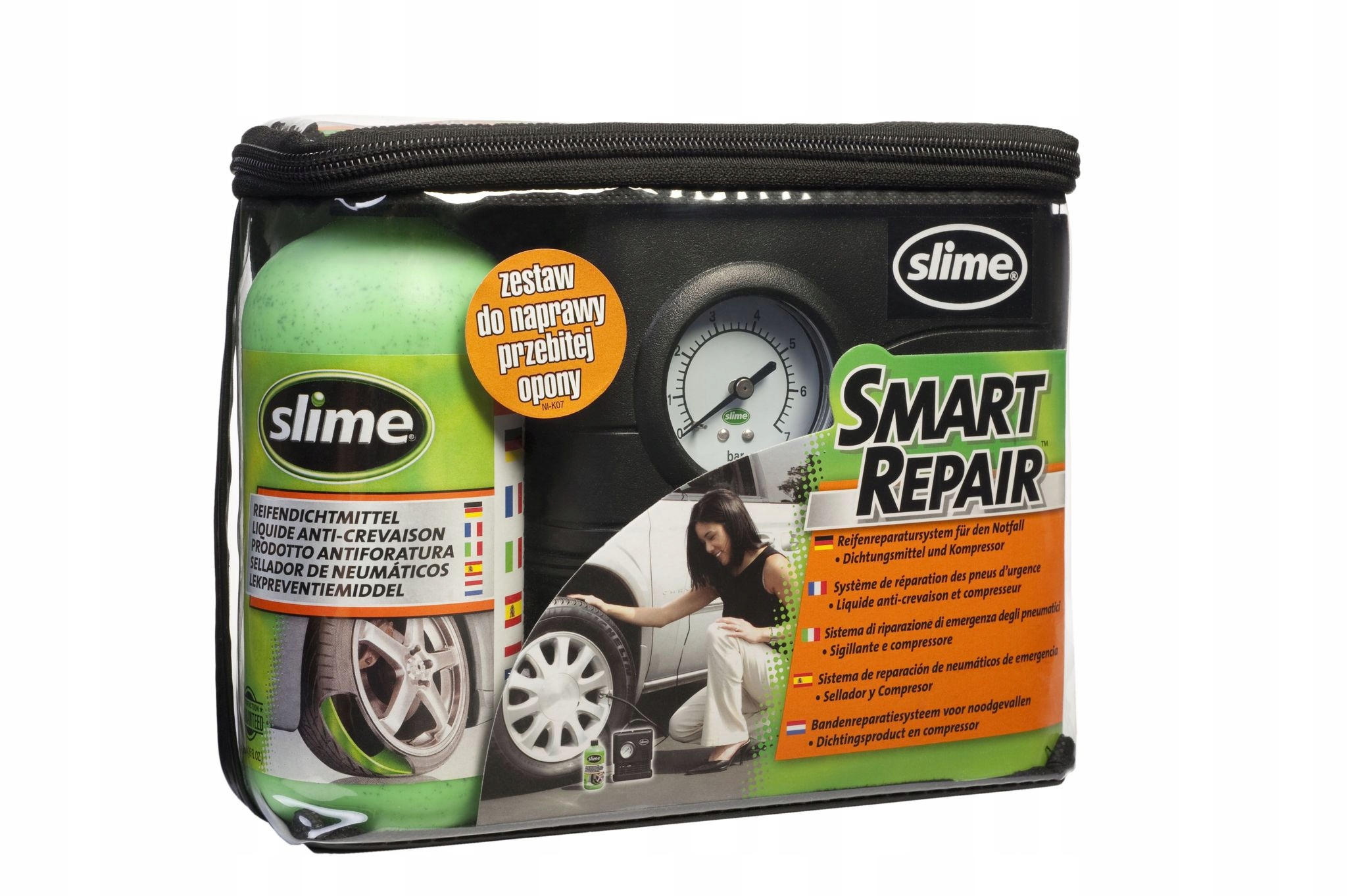 ZESTAW NAPRAWCZY KOŁO ZAPASOWE+KOMPRESOR 75-007/AMT