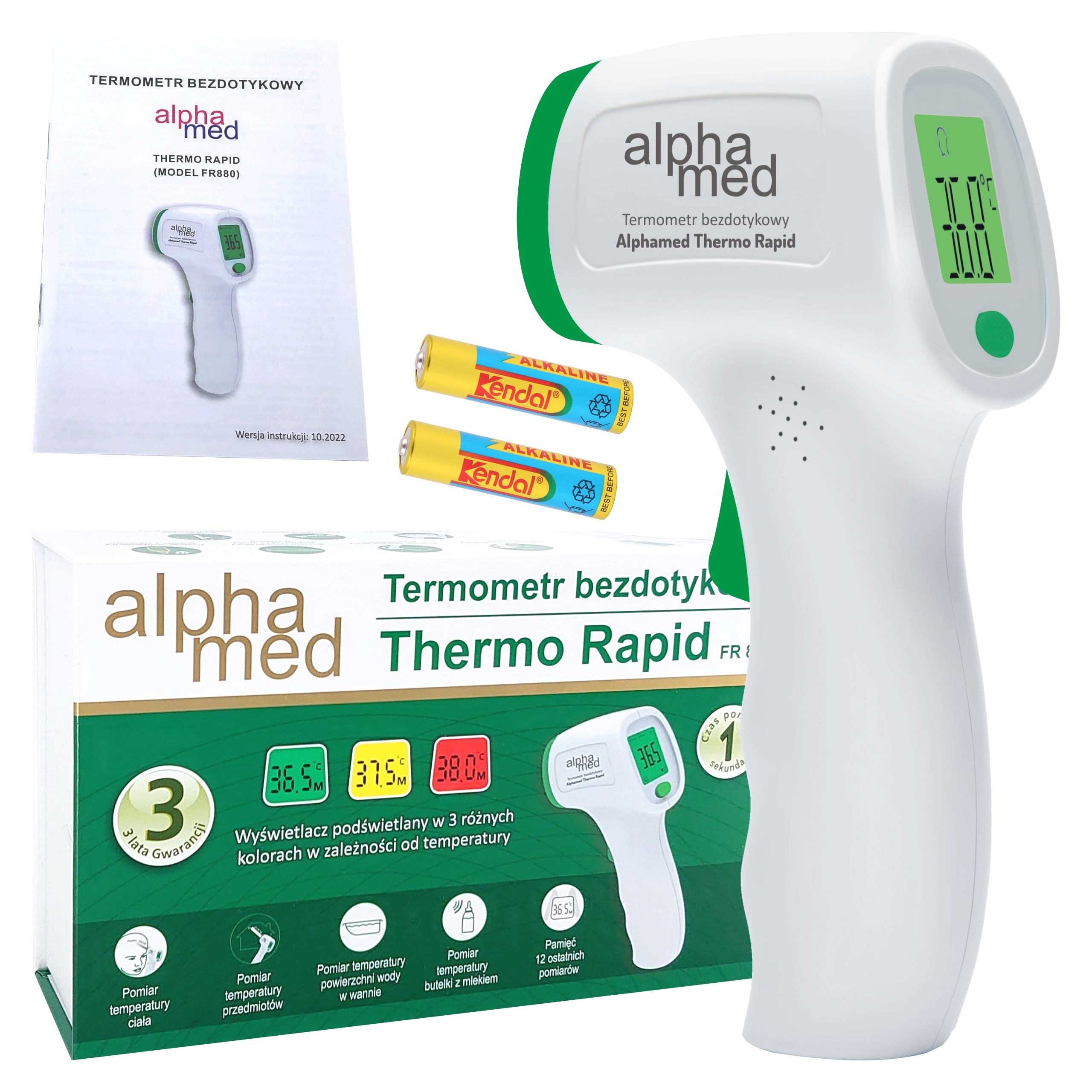 

Termometr Bezdotykowy Profesjonalny Lekarski Medyc