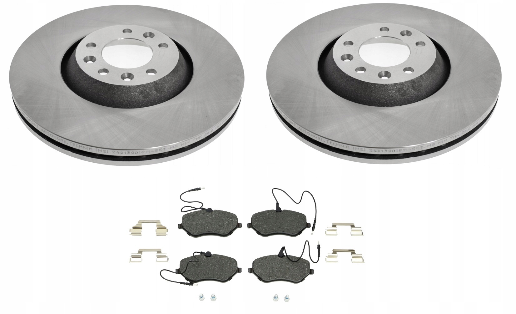 24013001811-PCS-MS - Диски колодки передние PEUGEOT 407 MS 330MM