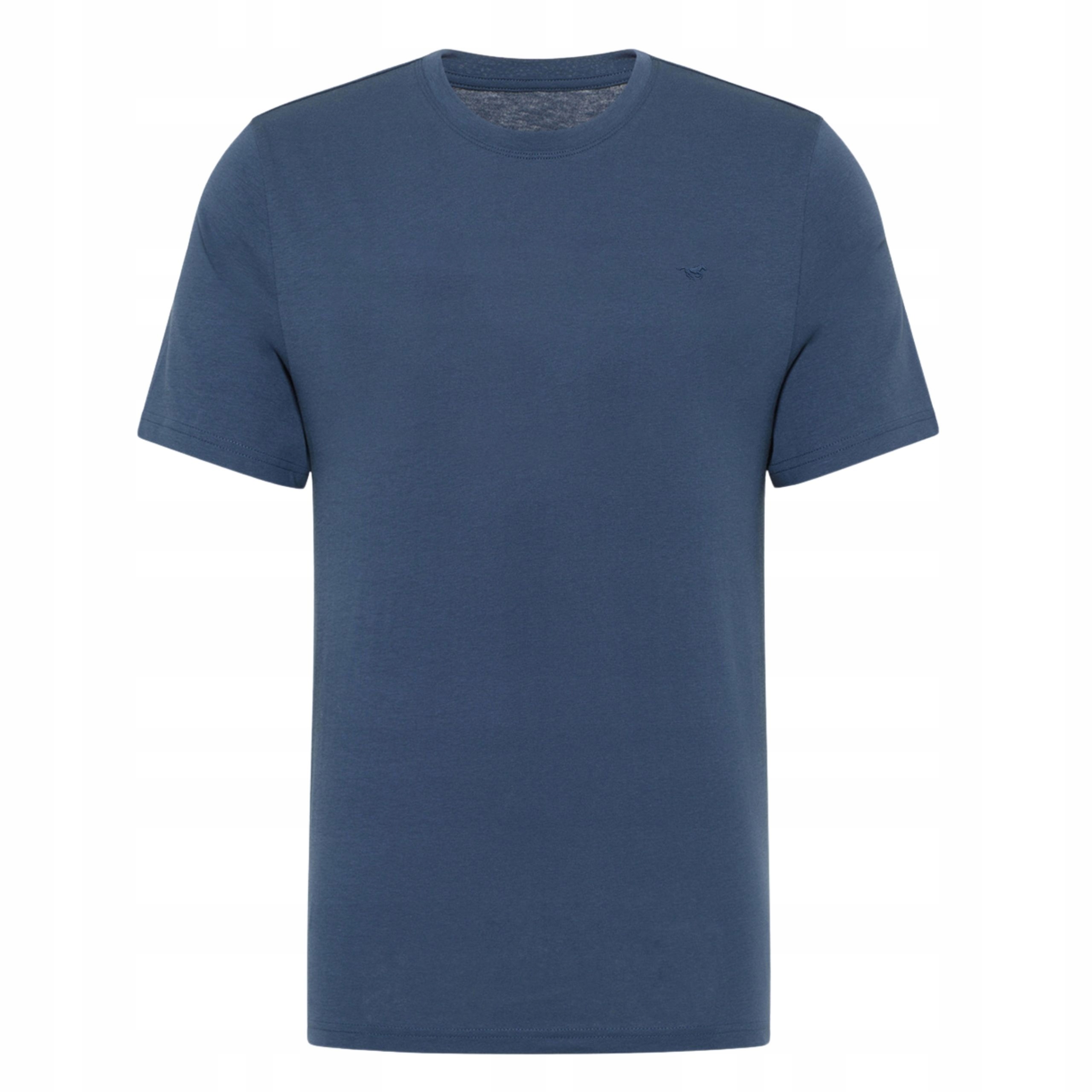 Pánské tričko Mustang Style Alex Tmavě modré Bavlněné 3XL