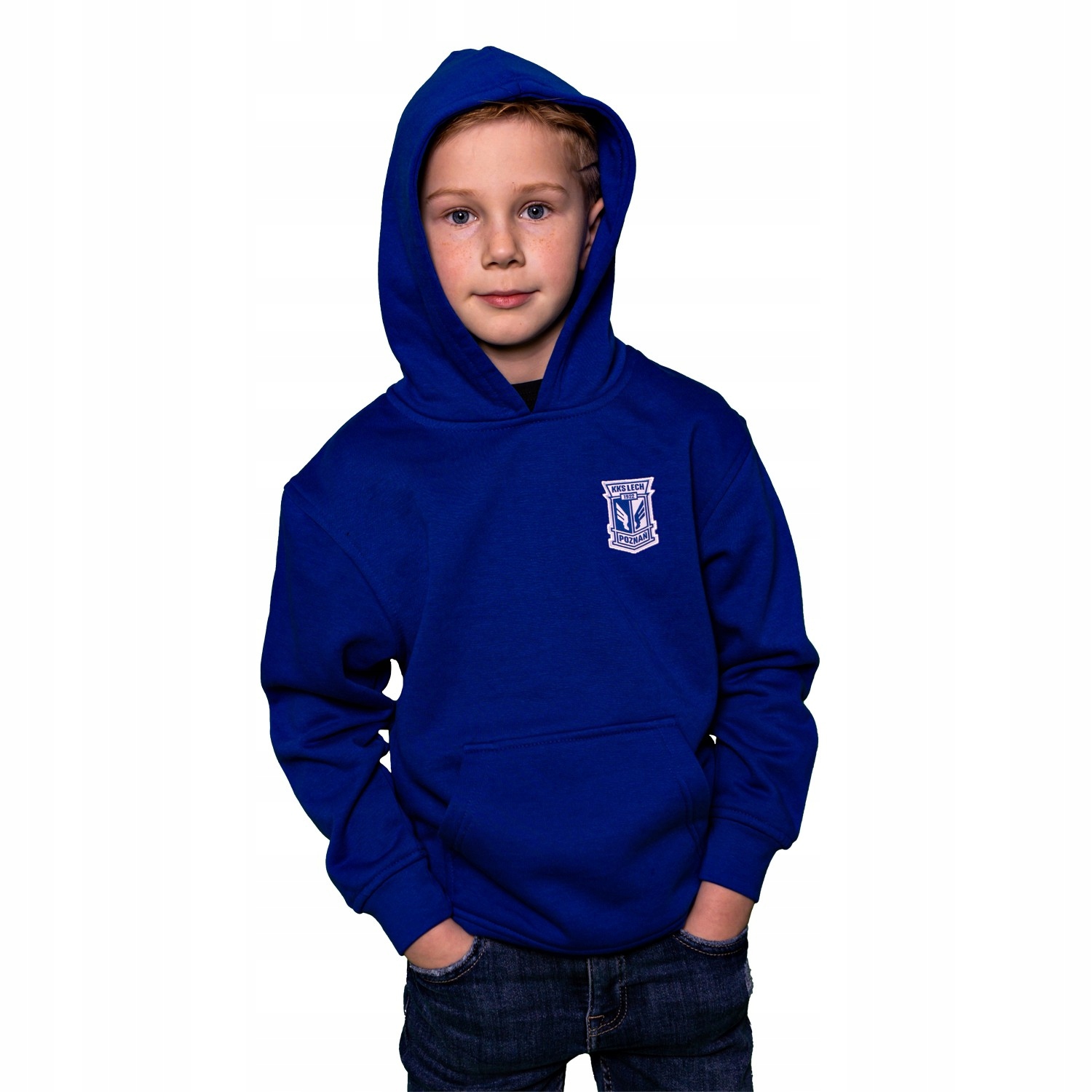 Bluza Dziecięca Lech Poznań Herb Niebieska 116