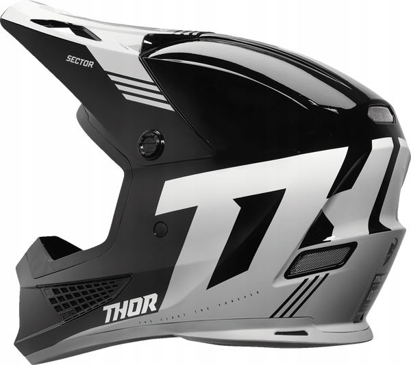 Kask Thor Sector 2 Carve black/white L Certyfikat DOT tak