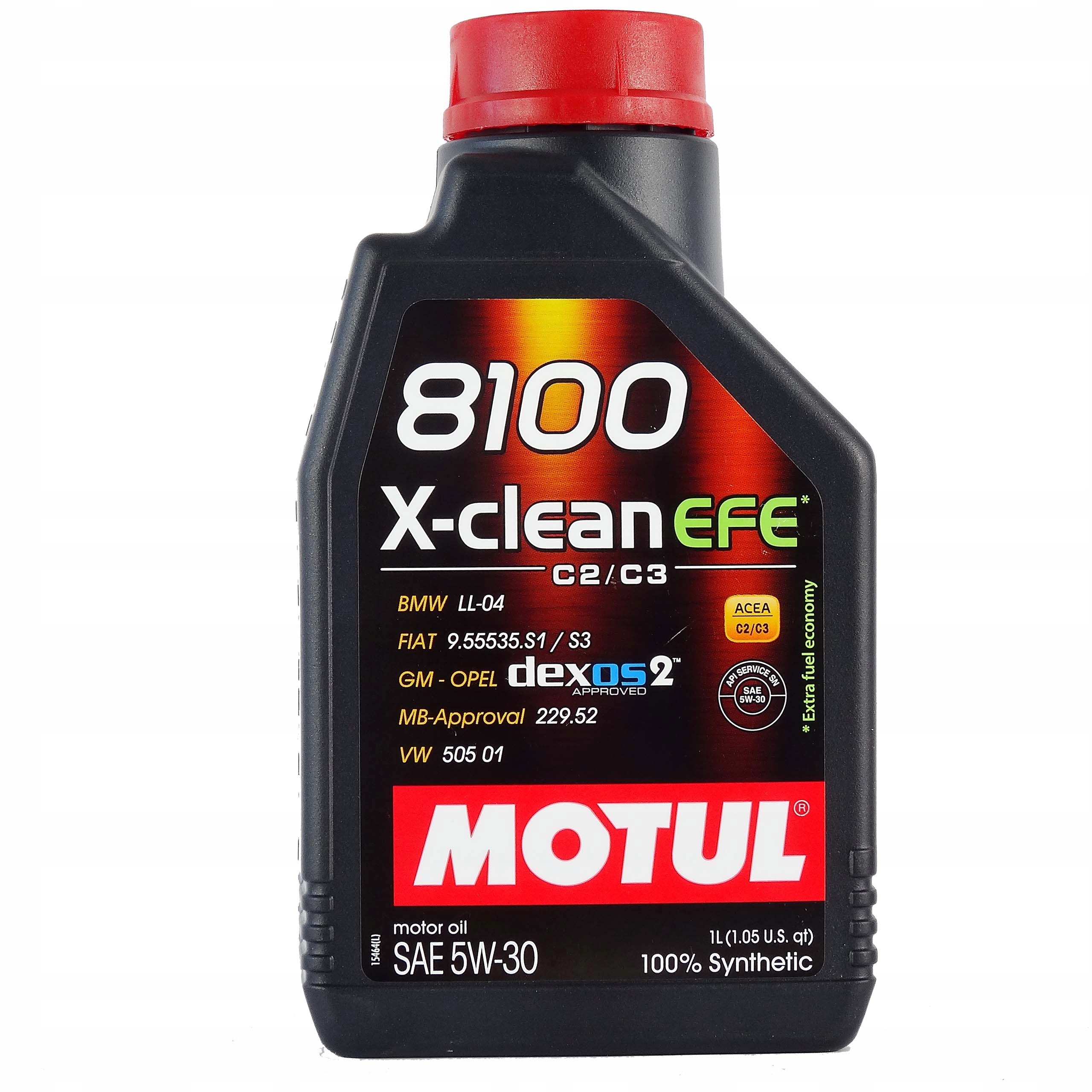 Motul 8100 X-Clean Efe 5W30 C2/C3 505.01 Dexos2 1L