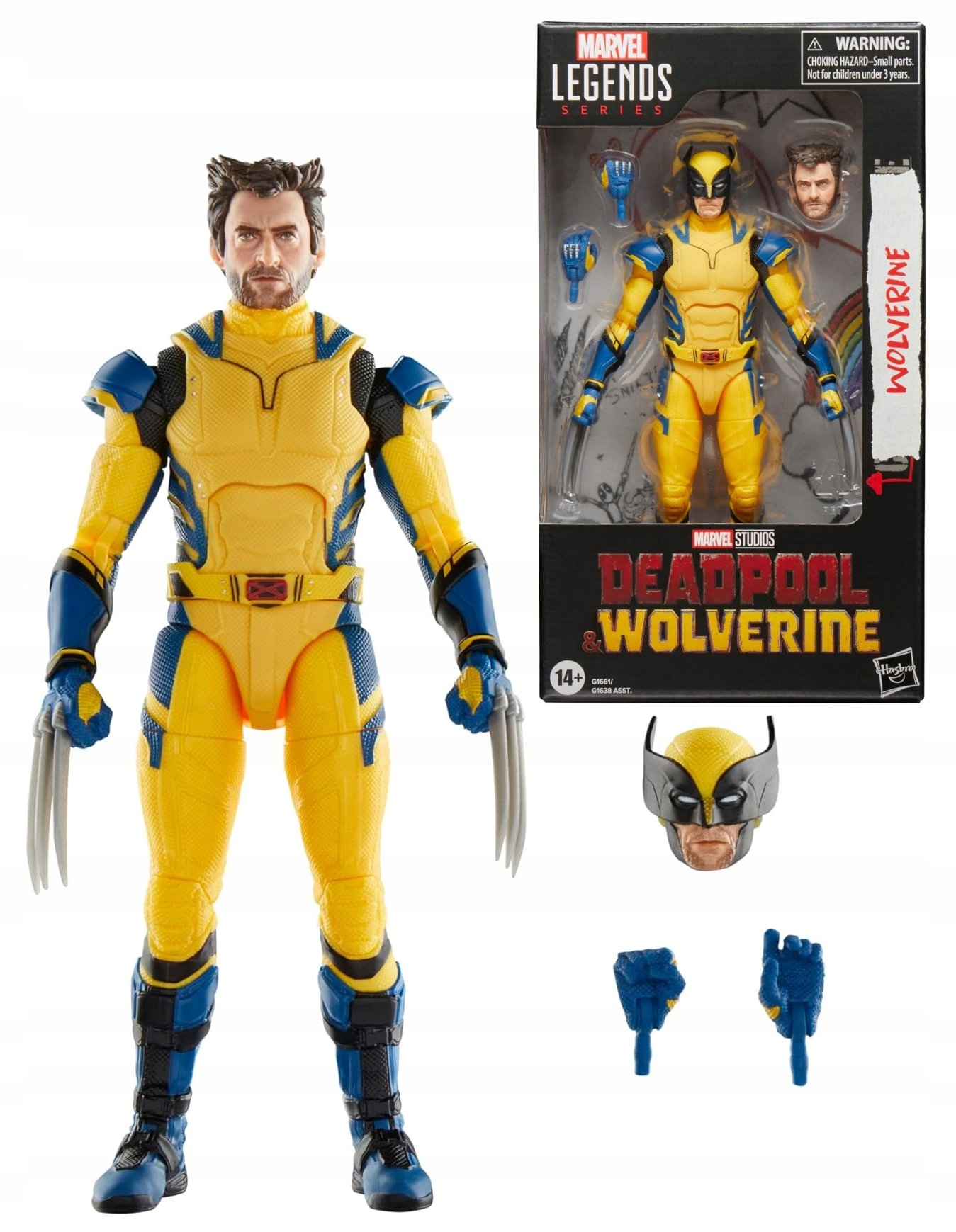 Wolverine Pohyblivá akční figurka s příslušenstvím Marvel Legends Hasbro G1661