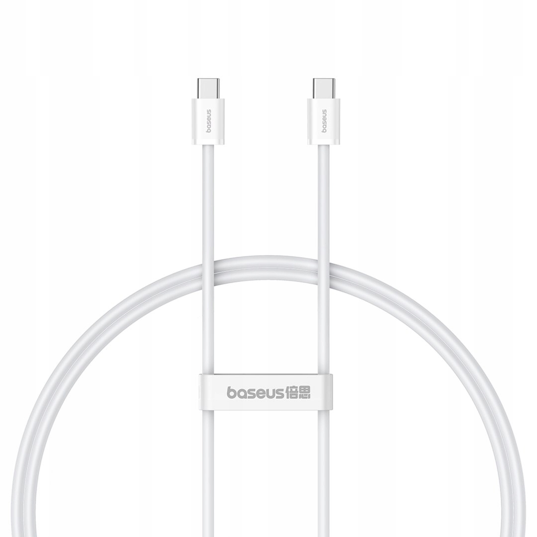 Kabel przewód Usb-c 30W Pd 480Mb/s Superior Series ll 1m biały