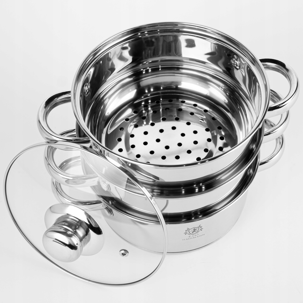 GARNEK DO GOTOWANIA NA PARZE PAROWAR POKRYWKA 4,3L Marka Karl Hausmann